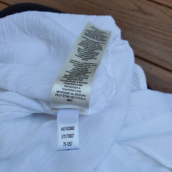 White House Black Market WHBM Linen Tunic Shirt Sleeveless Gauze Tank Top XXS - Picture 4 of 7